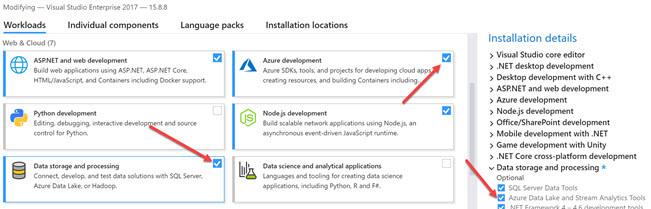Azure Stream Analytics Job and Tools for Visual Studio